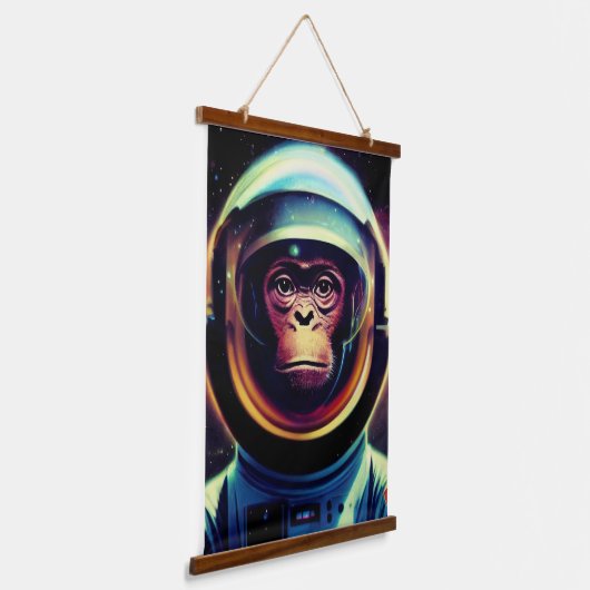 Tapisserie Suspendue Animal Astronaut Marche spatiale, Univers, espace, (Angulaire)