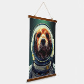 Tapisserie Suspendue Animal Astronaut Space walk, Univers, espace, chie (Angulaire)
