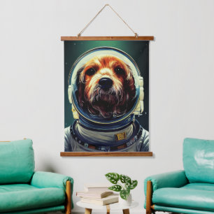 Tapisserie Suspendue Animal Astronaut Space walk, Univers, espace, chie