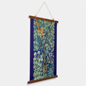 Tapisserie Suspendue Animaux et fleurs, Forêt, William Morris (Angulaire)