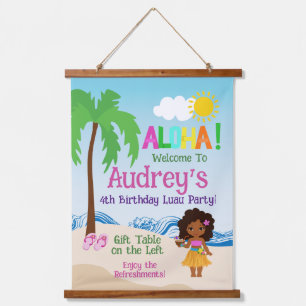 Tapisserie Suspendue Anniversaire d'Aloha Luau