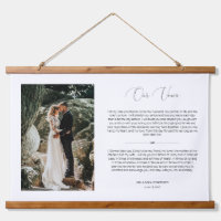 Anniversaire du Mariage customisé Photo & Vows