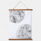 Tapisserie Suspendue Aquarelle grise éclaboussures (Recto)