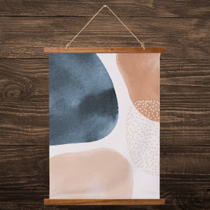 Tapisserie Suspendue Aquarelle minimaliste moderne