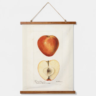 Tapisserie Suspendue Aquarelle pomologique page de scrapbook Marshall R