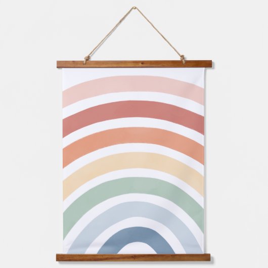 Tapisserie Suspendue Aquarelle Rainbow Kids Room (Recto)