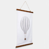 Tapisserie Suspendue Aquarelle vintage gris chaud (Angulaire)