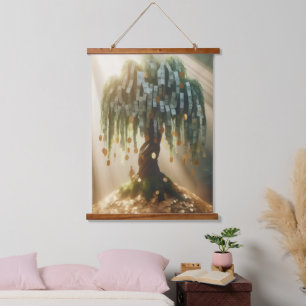 Tapisserie Suspendue Arbre à Argent