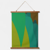 Tapisserie Suspendue Arbres forestiers Abstraits (Recto)