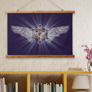 Tapisserie Suspendue Archangel Metatron - Le Cube de Metatron