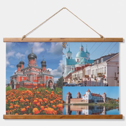 Tapisserie Suspendue Architecture Nature Grodno Mir Biélorussie (Devant)