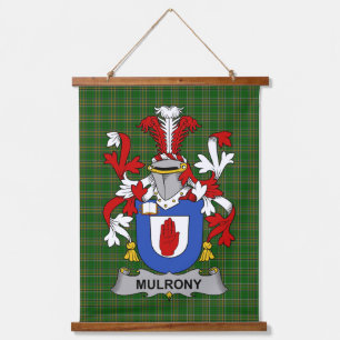 Tapisserie Suspendue Armoiries de famille Mulrony ou O_Mulroney irlanda
