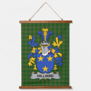 Tapisserie Suspendue Armoiries de la famille Hilliard irlandais Crest