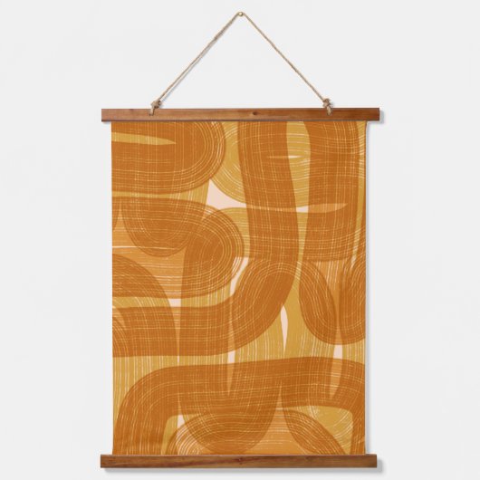 Tapisserie Suspendue Art abstrait du Moyen-siècle (Recto)