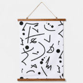 Tapisserie Suspendue Art Abstrait Peinture D'Une Sorte (Recto)