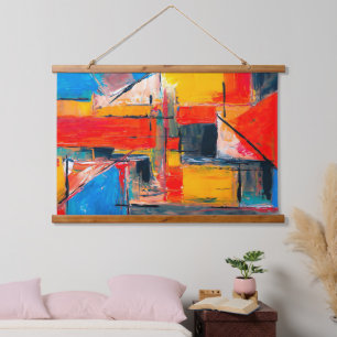 Tapisserie Suspendue Art abstrait Urban Pulse