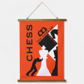 Tapisserie Suspendue Art du mur d'échecs (Recto)