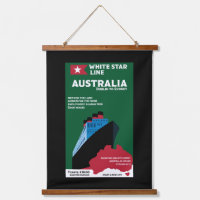 Art Vintage de l'immigration australienne