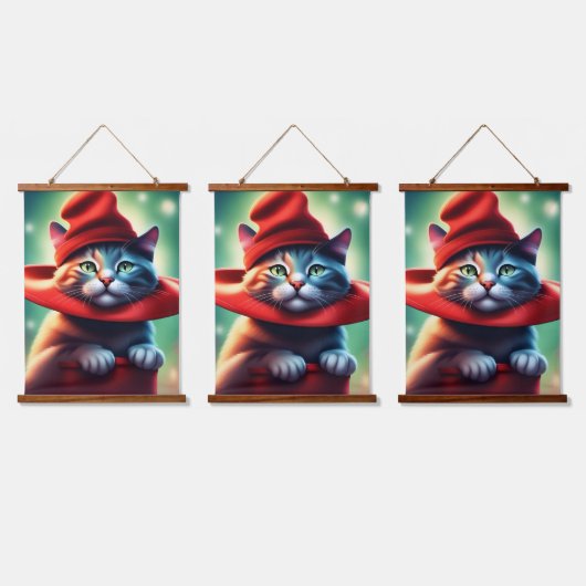 Tapisserie Suspendue assistant cat (Tripler)