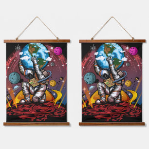 Tapisserie Suspendue Atlas Space Man
