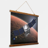 Tapisserie Suspendue Atmosphère Mars Et Mission D'Évolution Volatile. (Angulaire)