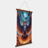 Tapisserie Suspendue Au-dessus et au-dessous - Wise Owl Art (Angulaire)