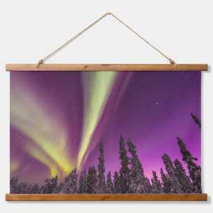 Tapisserie Suspendue Aurora Borealis Northern Lights Fairbanks Alaska