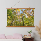 Tapisserie Suspendue Automne dans une forêt à Amesbury, Massachusetts (Chambre à coucher)