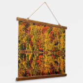 Tapisserie Suspendue Automne Réflexion sur Russell Pond | New Hampshire (Angulaire)