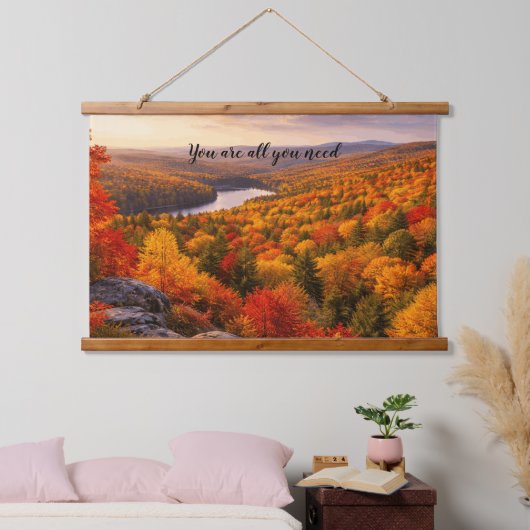 Tapisserie Suspendue Autumn Landscape Wall Tapestry Gift (Chambre à coucher)