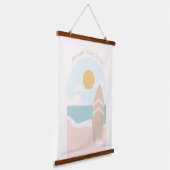Tapisserie Suspendue Baby shower de plage Surboard (Angulaire)