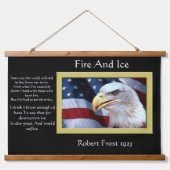 Tapisserie Suspendue Bald Eagles vous regarde (Devant)