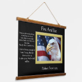 Tapisserie Suspendue Bald Eagles vous regarde (Angulaire)