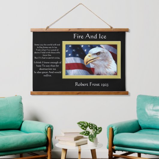 Tapisserie Suspendue Bald Eagles vous regarde (Salon)