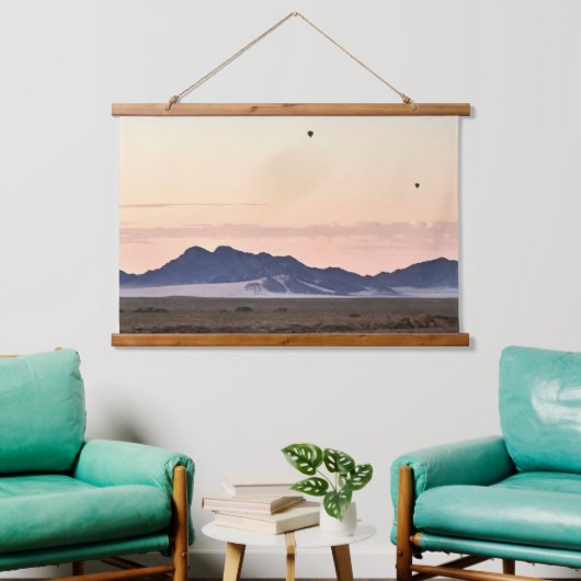 Tapisserie Suspendue Ballons à air chaud sur Sossusvlei (Salon)