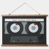 Bande Casette Retro texte personnalisé