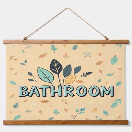 Tapisserie Suspendue BATHROOM Wall Tapestry (Devant)