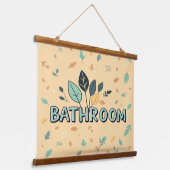 Tapisserie Suspendue BATHROOM Wall Tapestry (Angulaire)