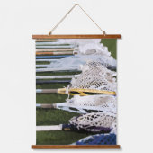 Tapisserie Suspendue Bâtons de crosse à aquarelle (Recto)