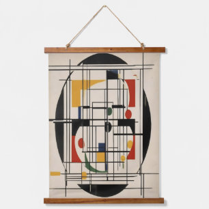 Tapisserie Suspendue Bauhaus Abstrait Géométrique Moderne minimaliste A