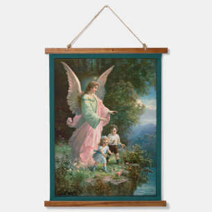 Tapisserie Suspendue Beau Ange Gardien Garder les enfants
