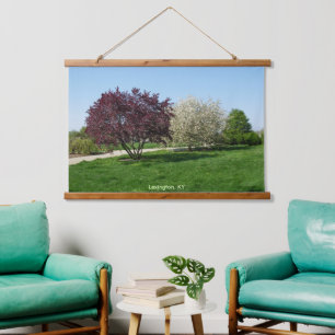 Tapisserie Suspendue Beau paysage avec des arbres