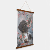 Tapisserie Suspendue Beau pointeur avec faisans (Angulaire)