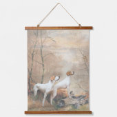 Tapisserie Suspendue Beau pointeur avec faisans (Recto)
