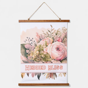 Tapisserie Suspendue Beau rose pâle Roses Art