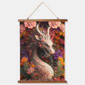 Tapisserie Suspendue Beaux Dragons Floraux (Recto 3)