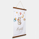 Tapisserie Suspendue Bébé Eléphant mignon (Angulaire)