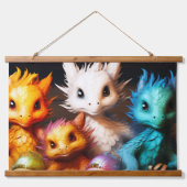 Tapisserie Suspendue Bébés dragons (Devant)