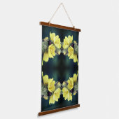 Tapisserie Suspendue Beetle sur Wild Mullein Flower Abstrait (Angulaire)