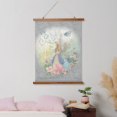 Tapisserie Suspendue beffroi de pâques avec fleurs (Chambre à coucher)